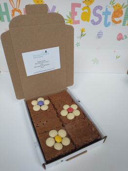 Six Easter Flowers Brownie Letterbox Gift, 8 of 12