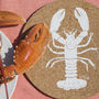 Cork Placemats And Coasters | Lobster, thumbnail 4 of 6