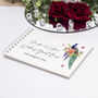 Personalised Indian Peacock Wedding Guest Book, thumbnail 1 of 3