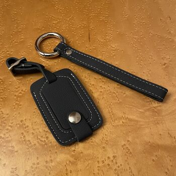 Hand Made Leather Luggage Tag, 2 of 2