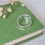 Sterling Silver Custom Pet Name Hug Ring, thumbnail 6 of 7