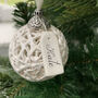 Hand Crafted Tangled Web Ceramic Bauble, thumbnail 2 of 7