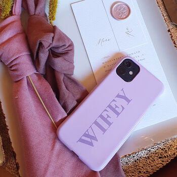 Pink Wifey Phone Case, 5 of 5