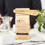 Solid Oak Personalised Coffee Scoop Bag Clip, thumbnail 2 of 8