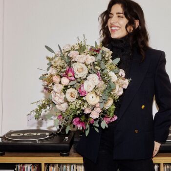 Vintage Blush Fresh Flower Bouquet, 3 of 3