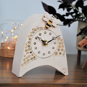 Bee Mantel Ceramic Clock, 5 of 9