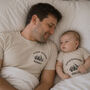 Personalised Father's Day T Shirts Daddy And Me Matching Set Explorer, thumbnail 4 of 4