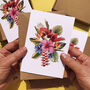 Tropical Flowers Note Cards And Envelopes, thumbnail 3 of 5
