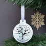 Personalised Metal Family Tree Christmas Bauble, thumbnail 3 of 4