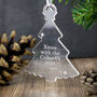 Christmas Tree Personalised Acrylic Decoration, thumbnail 3 of 3