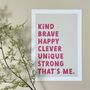 Children's Positive Affirmation Print, thumbnail 9 of 9