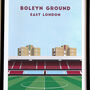 Boleyn Ground West Ham Football Stadium Art Print Gift, thumbnail 7 of 8