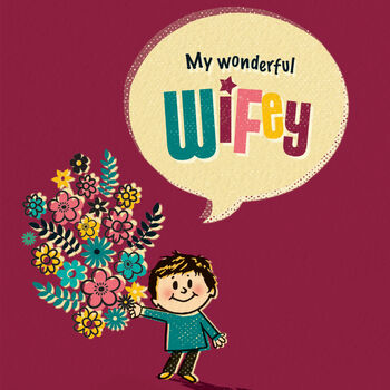 Wife Card ‘Wonderful Wifey’, 2 of 4
