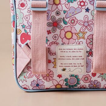Just Bee Kids Retro Floral Backpack, 4 of 6