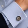 Personalised Vintage Watch Movement Gunmetal Cufflinks, thumbnail 1 of 8