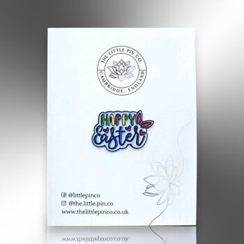 Happy Easter Bunny Ears Enamel Pin, 4 of 8