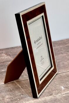 Natalini Brown And White Photo Frame, 3 of 4