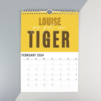 Personalised Motivational Quotes Calendar, 7 of 11