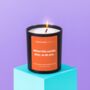 'When This Candle Dies, So Do You' Halloween Candle, thumbnail 2 of 5