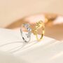Sterling Silver Sycamore Maple Leaf Motif Ring, thumbnail 4 of 12