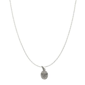 Sterling Silver Bee Chain Pendant Necklace, 3 of 3