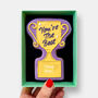 Personalised You're The Best Trophy Letterbox Cookie, thumbnail 1 of 8