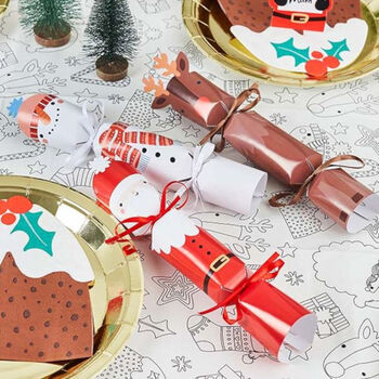 Diy Festive Friends Christmas Cracker Kit Six Pack, 3 of 3