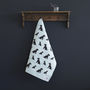 Black Cocker Spaniel Organic Cotton Tea Towel, thumbnail 1 of 12