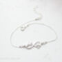 Cat Bracelet In Sterling Silver, Cat Mum Gift, thumbnail 2 of 9