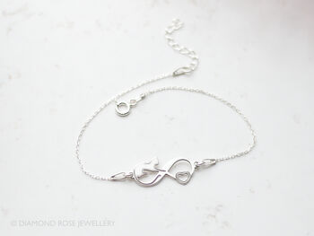 Cat Bracelet In Sterling Silver, Cat Mum Gift, 2 of 9