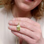 March Birthflower Birthstone Gold Plated Necklace 925, thumbnail 1 of 8