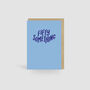 Fifty Something Blue Birthday Card, thumbnail 1 of 4