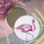 Inky Flamingo Compact Mirror, thumbnail 3 of 5