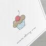 Cherry On Top, Cupcake Card, thumbnail 2 of 3