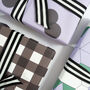 Gingham Gift Tags, Black And White, thumbnail 4 of 5