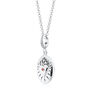 Sterling Silver Flaming Heart Locket Necklace, thumbnail 2 of 8