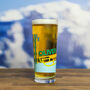 Personalised Skis Name Printed Pint Glass, thumbnail 1 of 6