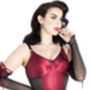 Retro Satin Non Wired Long Line Bra Bride Gift, thumbnail 3 of 12