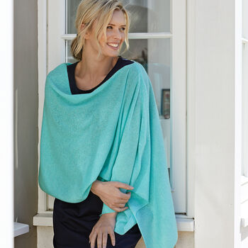 Lucy Four Way Cashmere Poncho, 3 of 12