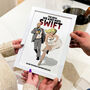 Personalised Comic Style Wedding Bride And Groom Print, thumbnail 1 of 7