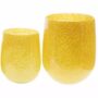 Glass Barrel Vase Corn Yellow, thumbnail 3 of 6