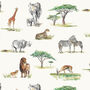 Safari Animals Children's Wallpaper, thumbnail 5 of 9