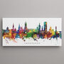 Aberdeen Skyline Cityscape Vintage Art Print, thumbnail 12 of 12