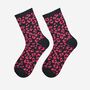 Women's Glitter Socks Pink Black Leopard Print, thumbnail 1 of 5