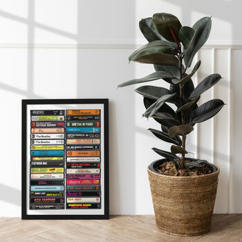 58th Birthday Print Music From The Year You Were Born, 5 of 8