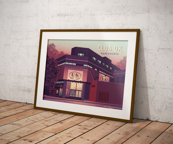 Club UK Nightclub Wandsworth Travel Poster Art Print, 5 of 8