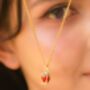 Tulip Flame Necklace, thumbnail 1 of 9