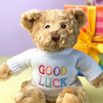 Keeleco Recycled Dougie Gift Bear 'Good Luck', 2 of 4