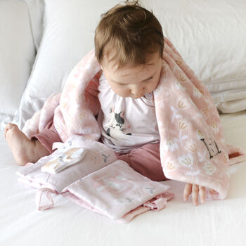 Personalised Blanket And Fabric Interactive Book Set, 4 of 8