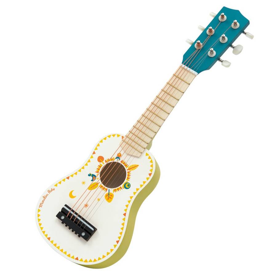 wooden painted toy guitar by crafts4kids | notonthehighstreet.com